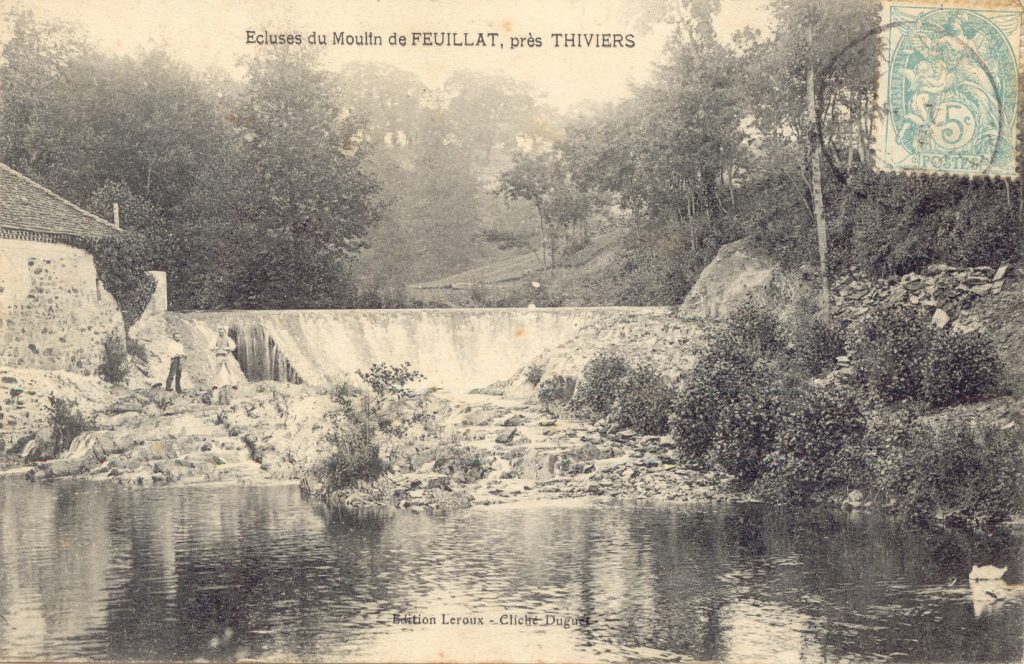 Les deux moulins - Feuyas et la Verdale - Écluse du Moulin de Feuyas, près Thiviers